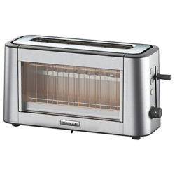 Kenwood TOG800CL Persona Glass 2-Slice Toaster, Chrome
